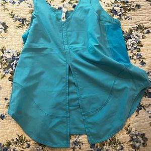 Lululemon flyaway yoga or workout tank - light blue